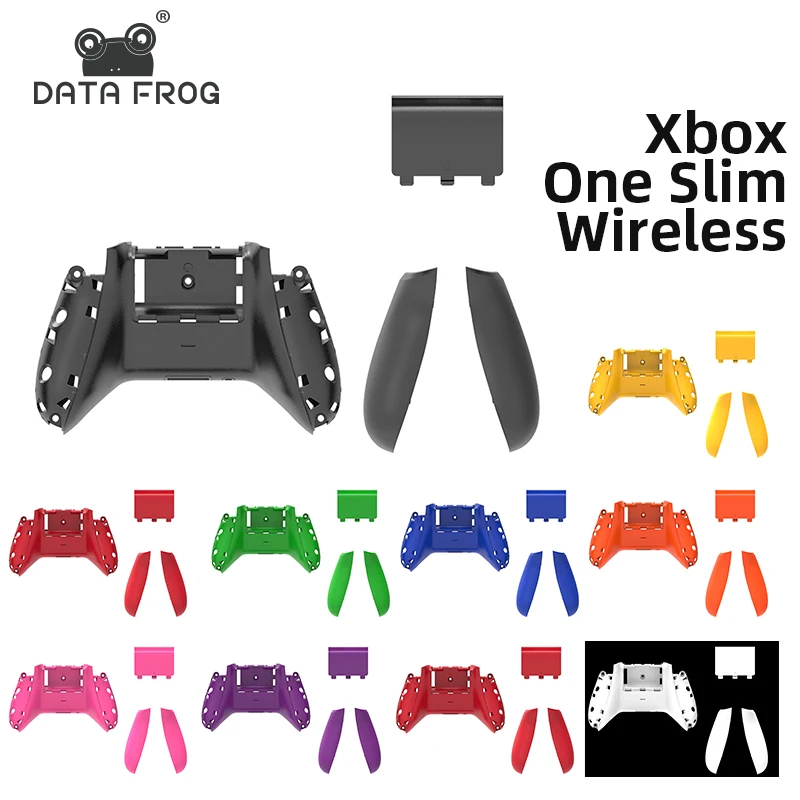 Retromax For Xbox One Slim Case Back With Grips And Battery Cover For