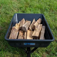 400 LB (10 Cu. Ft.) Economy Poly Dump Cart for Lawn Tractor 2