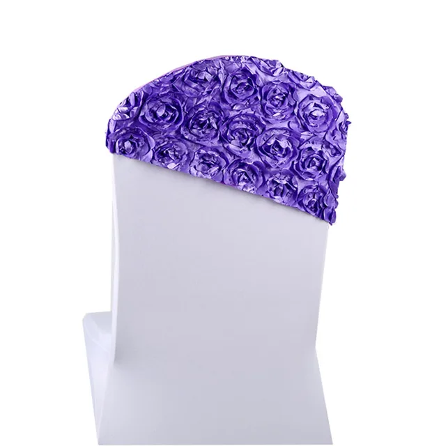10Db/Tétel 3D -S Rózsa Elasztikus Spandex Szék Íj Szárnyas Sashes Band Szalag A Bankett Szálloda Esküvői Partyhoz - Image 3