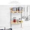 Wall Mounted Storage Rack Toilet Washbasin Simple Storages Shelf Multiscenario Available Multipurpose Organizer Plastic Shelves 4