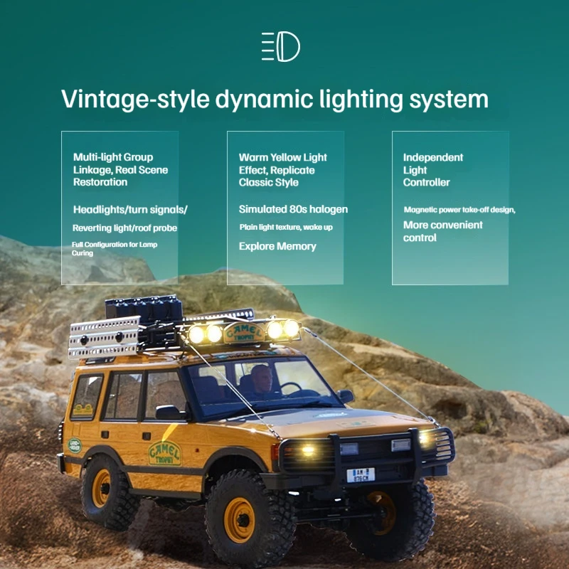 RC-bil RS Defender/Discovery/Range Rover 1:10 4WD 2.4GHz 60km/t