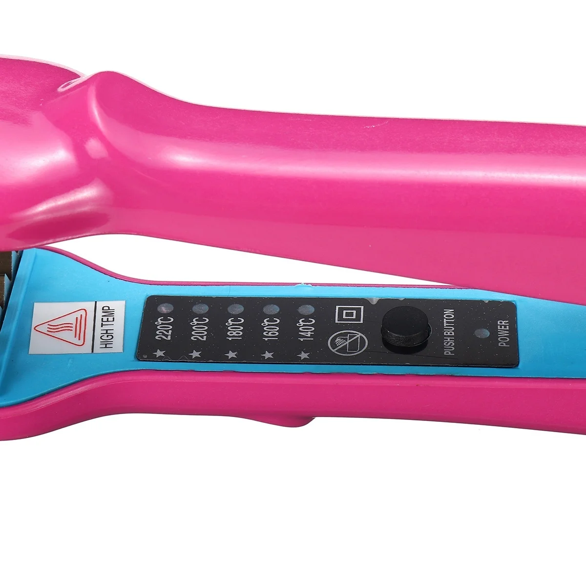 Professional Hair Crimper Curler Dry & Wet Use Corrugated Irons Ceramic Curling Iron with Temperature Control Waving Tool 4
