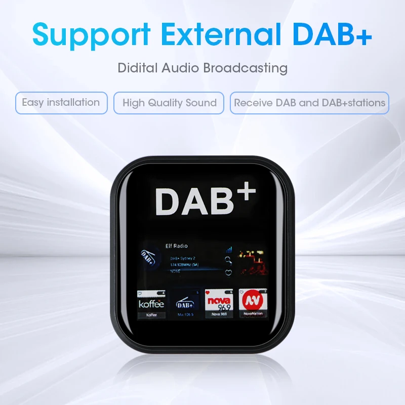 Dab Antenna Srnubi DAB+ Modules USB Adapter Android Car Radio GPS Stereo Receiver Player For European Universal