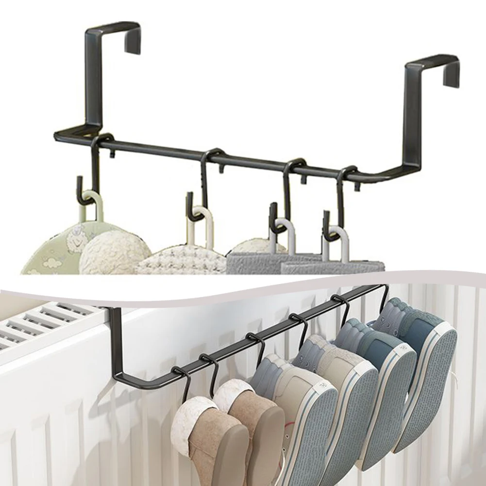 Radiator Towel Rail Heating Towel Rail For Radiator With Hook Hanging Multifunctional Storage Bathroom Accessories