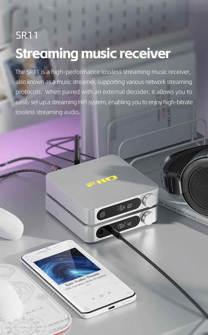 FiiO ネットワークプレーヤー SR11 楽天市場】FIIO SR11 Black ネットワークプレーヤー オーディオ