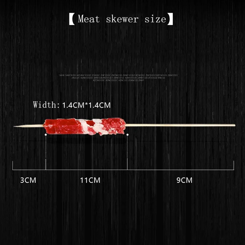 Manual Mutton Beef Meat Skewers Machine Lamb Skewer String Device Household Meat Skewer Kebab Maker Kitchen Tools 6