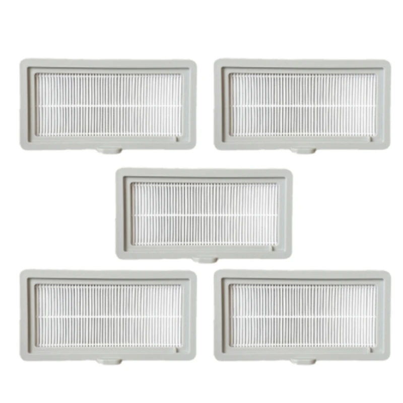 

5 PCS HEPA Filter For Midea VCR08 MR09 Robot Vacuum Cleaner Parts Filter Replacement Kit