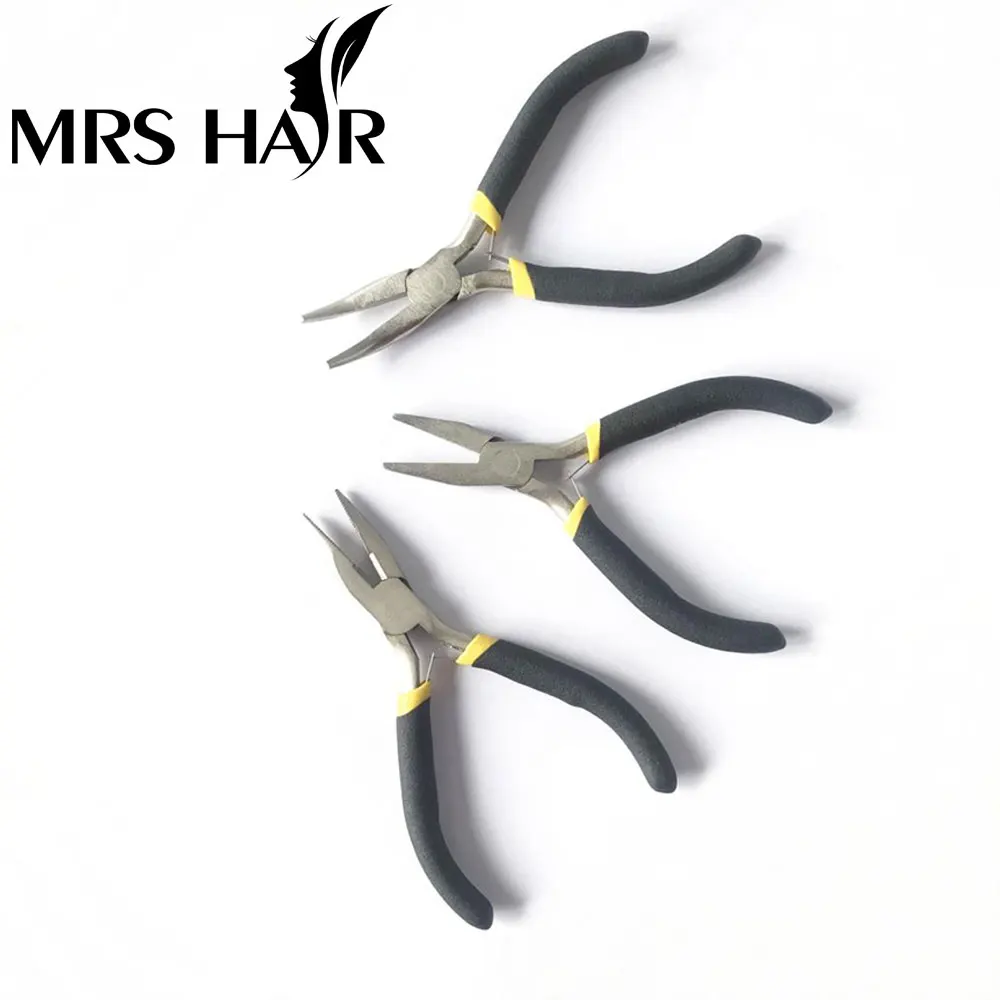 Microlink hair extension Metal Steel Pliers I-tip hair extension micro nano ring rings Hair Plier microlink extensions hair extension pliers