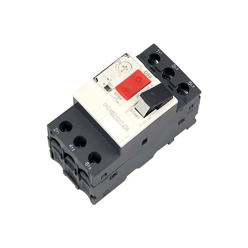 Motor Protection Circuit Breaker  3P Thermal Magnetic Type motor breaker MPCB  Circuit Breaker Push Button