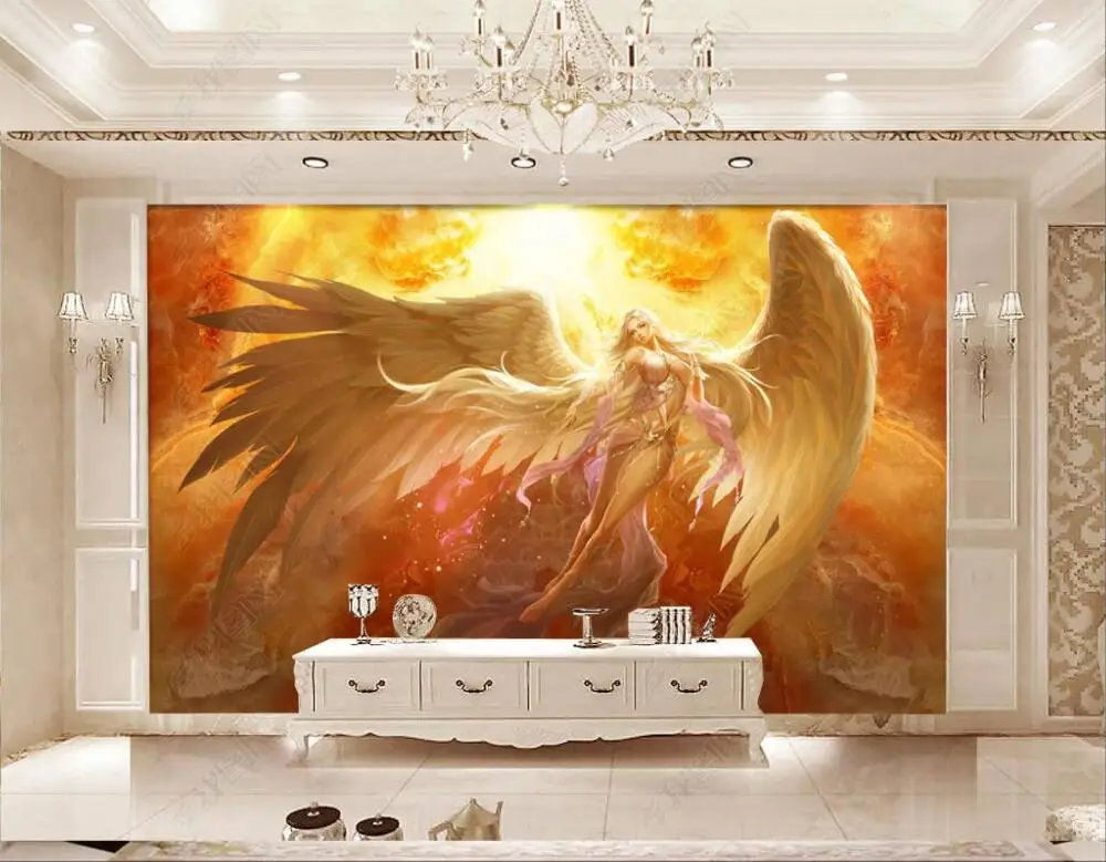 

3d photo Wallpapers custom mural fantasy angel wings background painting home decor wallpaper for walls in rolls bedroom