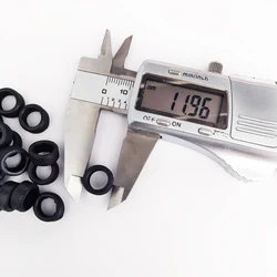 Versatile Rubber Tire Set - 40pcs in Assorted Sizes (40pcs 11.96mm)