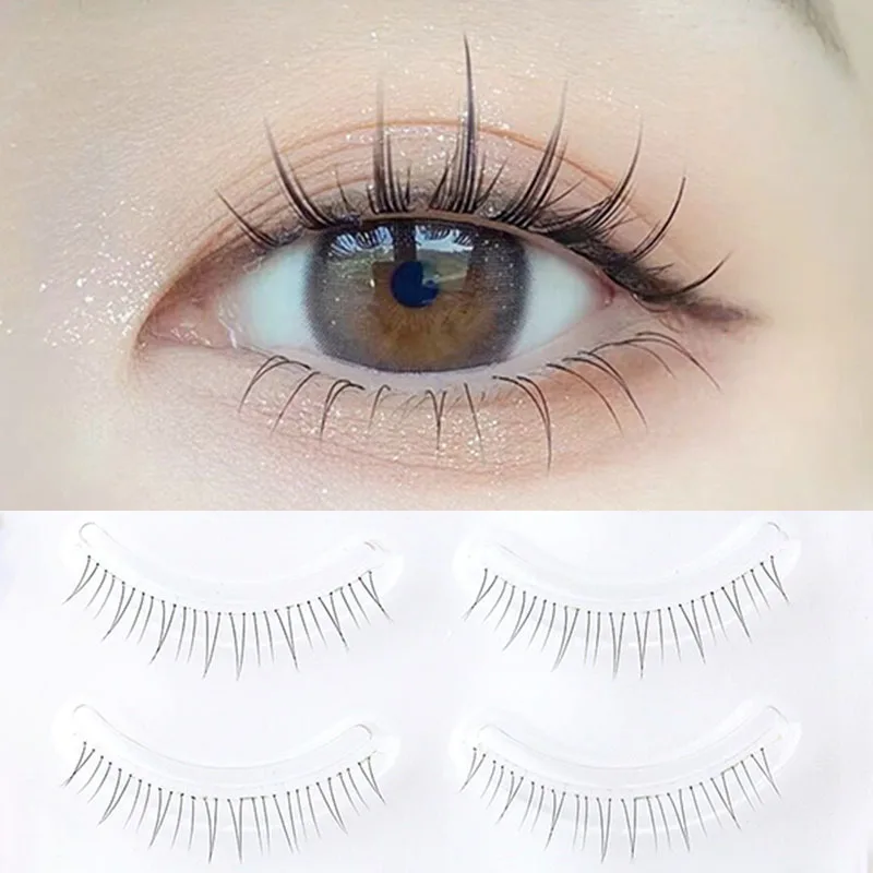 5PairsVShapeFalseEyelashNaturalMangaSimulationBottomLashes