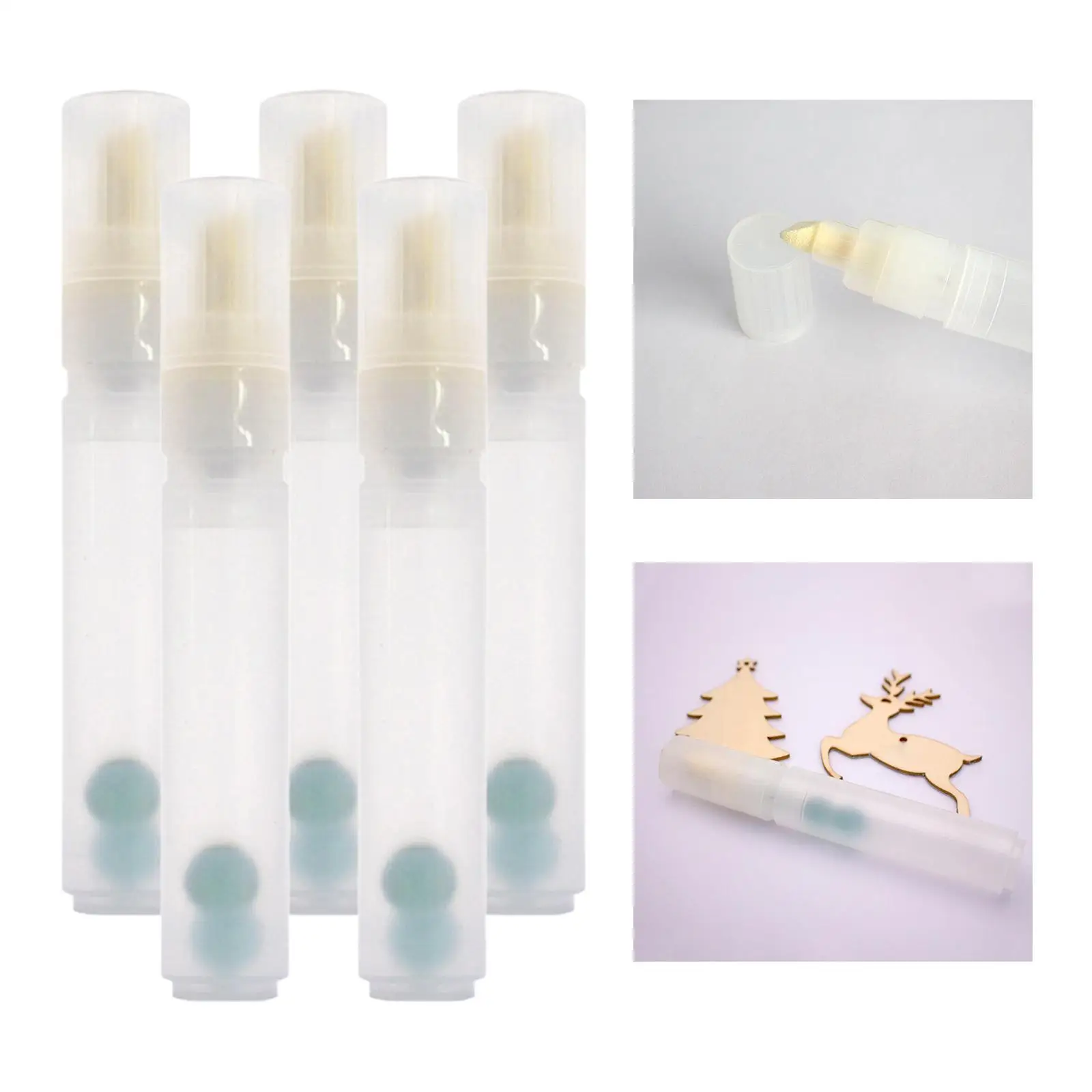 빈 페인팅 깃털, 반사 가능한 예비 부품, 마커 10mm, 5X