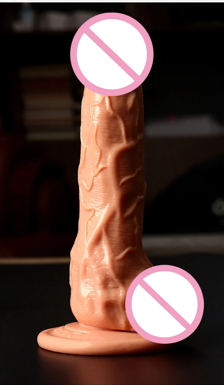 Realistic Dildo for Woman Big and Small Size, Penis Thrusting Dildo Anal and Vaginal Use, Full Soft and Flexible S0fa11201bd3f4031a1db9520cd6e39adn