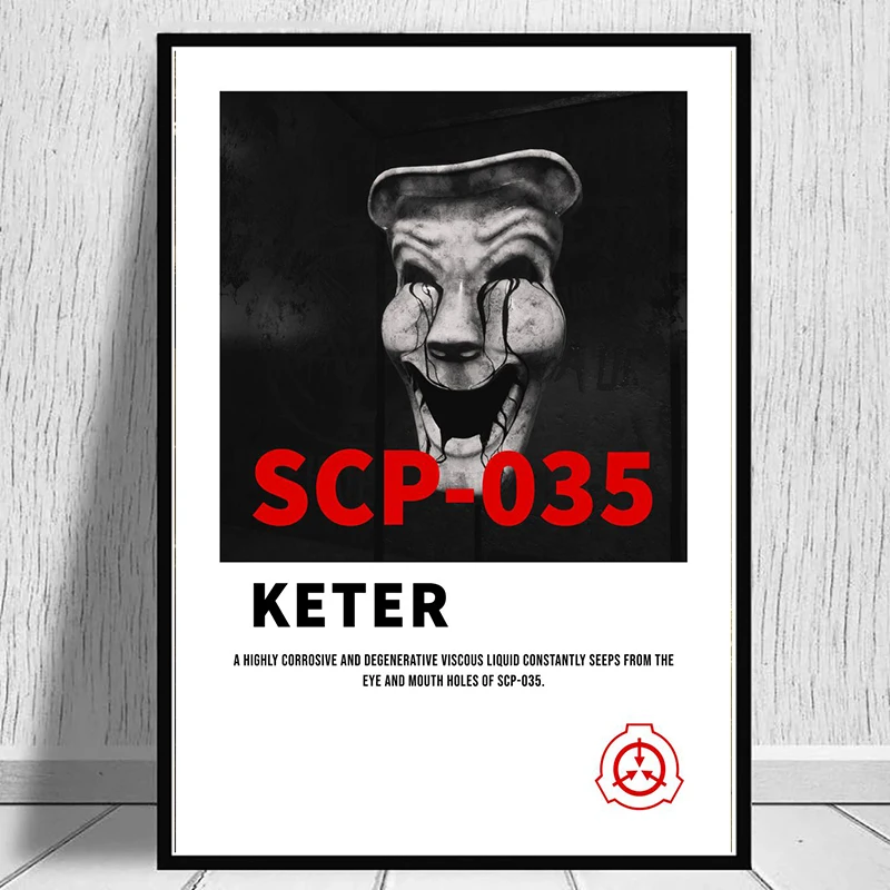 SCP Fundação Série Cartaz para Home Decor, Criaturas Sobrenaturais