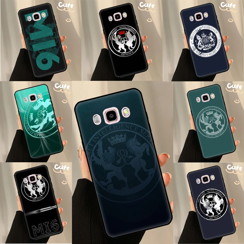 Mi6 Military Intelligence 6 Case For Samsung J7 J3 J5 2017 A3 A5 J1 2016 A6 A8 J4 J6 Plus A7 A9 J8 2018 Phone Cover