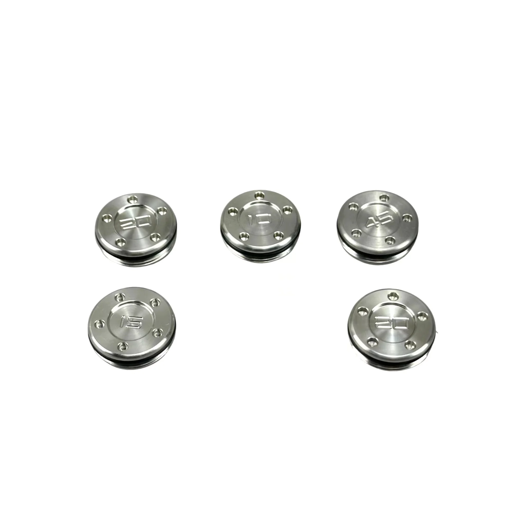 2pcs Silvery Golf Weight Custom Putter Screws Weights Compatible with Titleist Scotty Cameron 5g/10g/15g/20g/25g/30g/35g/40g 2