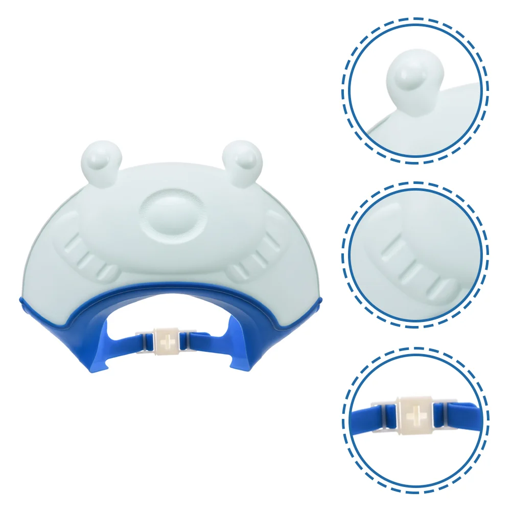Soft Rubber Toddler Shower Caps Cap Baby Hair Washing Guard Shower Caps for Kids Toddler Hat Waterproof Ear Protect
