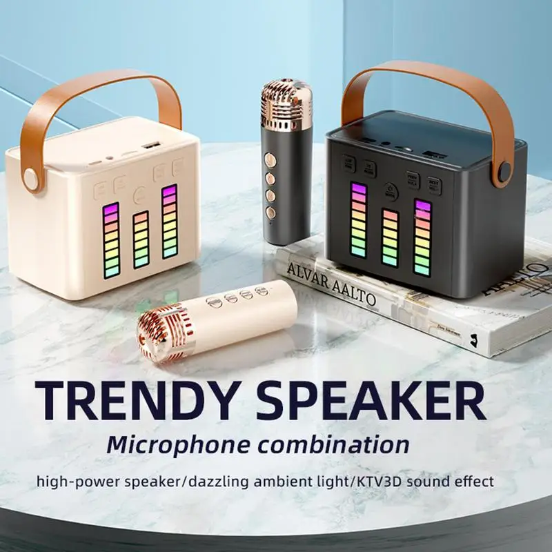Karaoke Machine Wireless Microphones Karaoke Machines Portable Speaker Wireless Microphone For Home Party