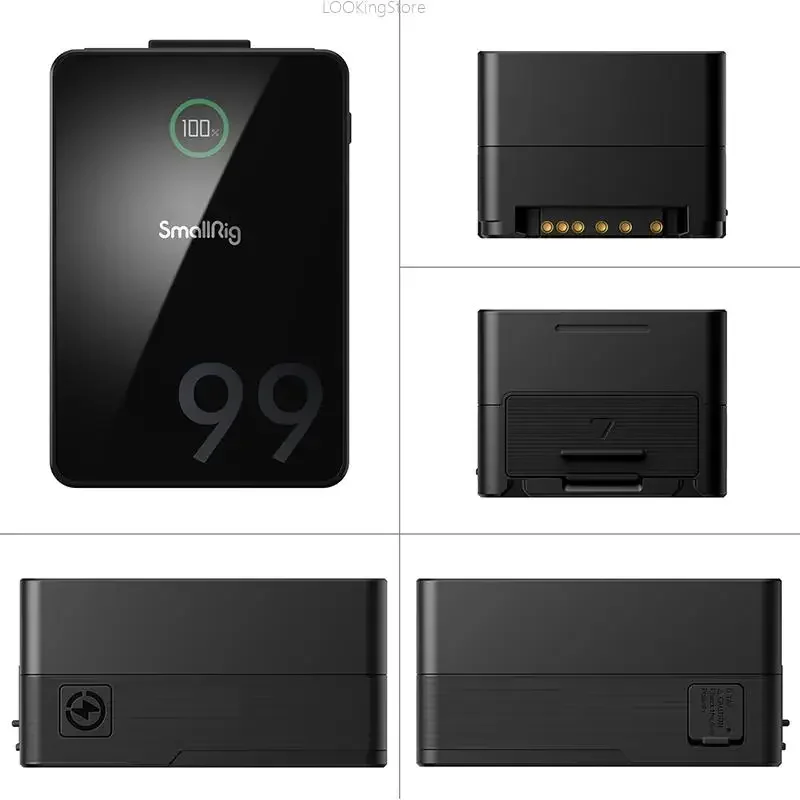 SmallRig VB99 Pro V マウント バッテリー 100W 急速充電 3500mAh 大
