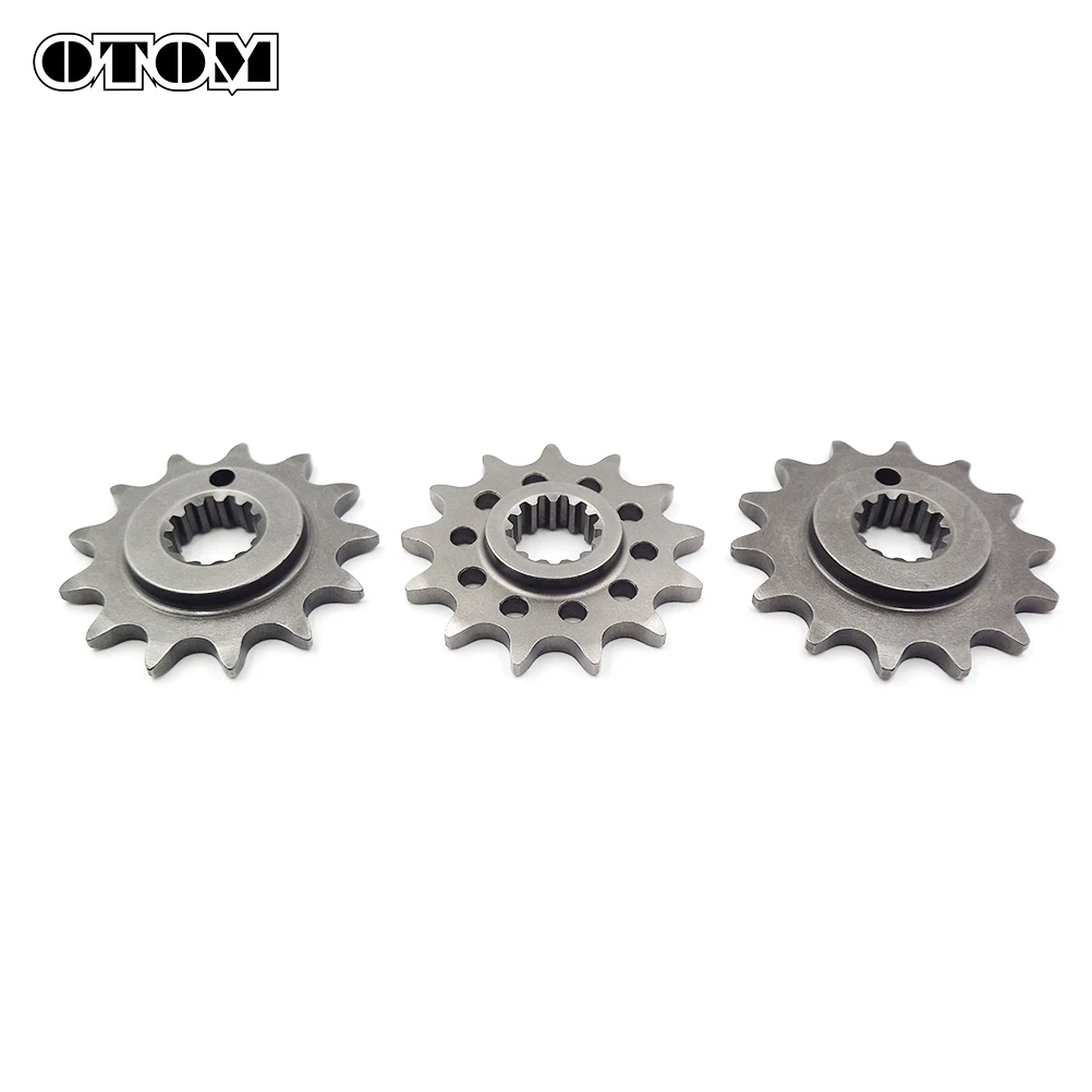 OTOM Motorcycle Front Sprocket 13/14 Teeth Pinion For ZONGSHEN NC250 NC Engine 250CC KAYO T6 K6 BSE J5 RX3 ZS250GY-3 4 Valves