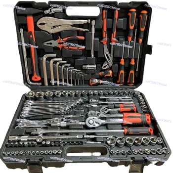Multifunctional car repair tool sets with mechanic wrenches and combination tools. | Complete auto maintenance and automobile repair kit.