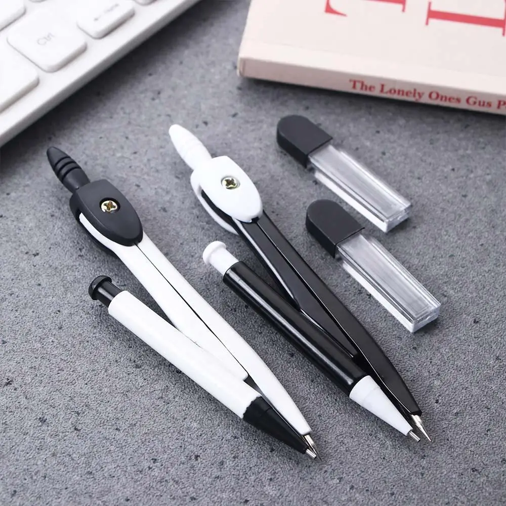 Practical Professional Compass Set School Office Drawing Math Geometry Learning Tools for Circles School Supplies Stationery