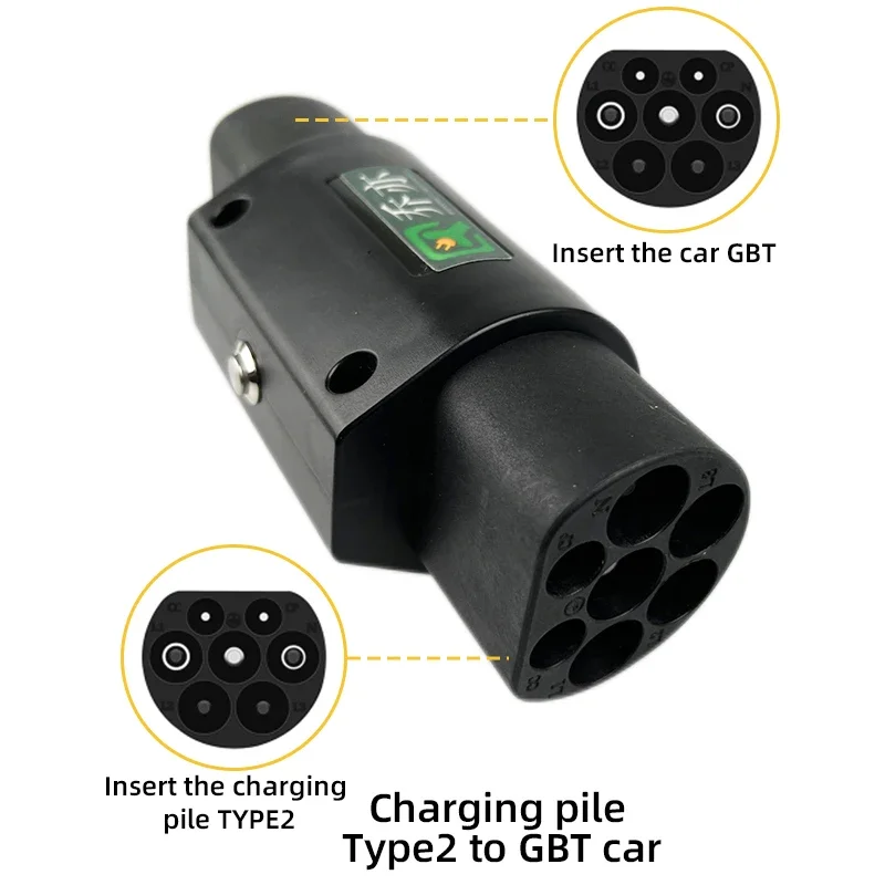 32A EV Charger Converter Type 2 to GBT EV Adapter Charging Station IEC 62196 to gbt Electric Car Charging Adapter ev charger