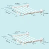 Folding Towel Rod With Sock Clip Wall Mounted Retractable Drying Racks Invisible Clothes Hanger Space Saving Non-Slip Hangers 6