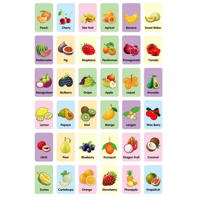 of Sets Fruit for Educational Necessities 3PC Vegetables Flash Magnetic for Toddlers 1-3 Magnetic Puzzles for Kids Ages 3-5 3