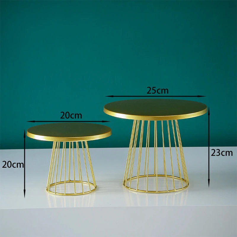Stable Metal Dessert Table Cake Topper Display Stand Cupcake Plate Wedding Decorative Rack Pastry Tray Afternoon Tea Snack Stand