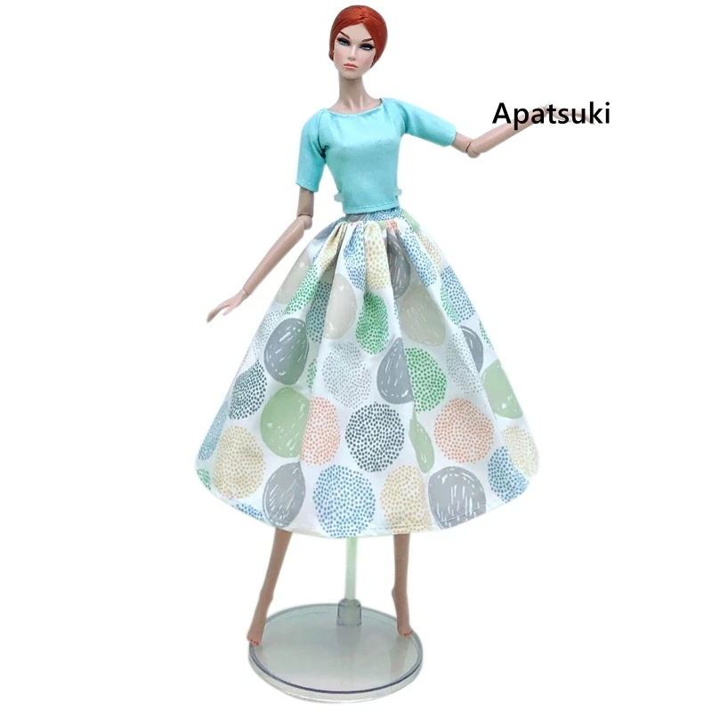Barbie Doll Clothes Doll Clothes Accessories Fashion Lace Doll Dress Outfits Party Gown Tank Shirt Skirt Coat Jacket for 1/6 Dolls Toys