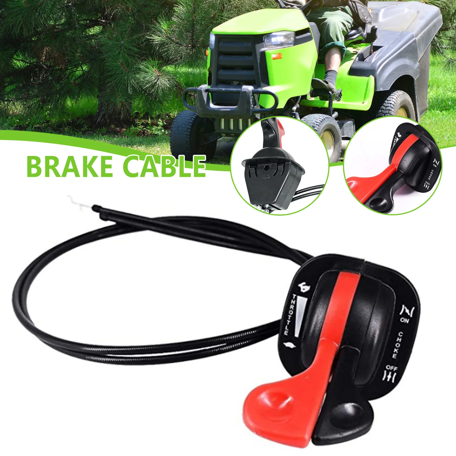 

Гибкий кабель дроссельной заслонки 1734506SM, простой в установке кабель управления акселератором, Запасные инструменты для трактора