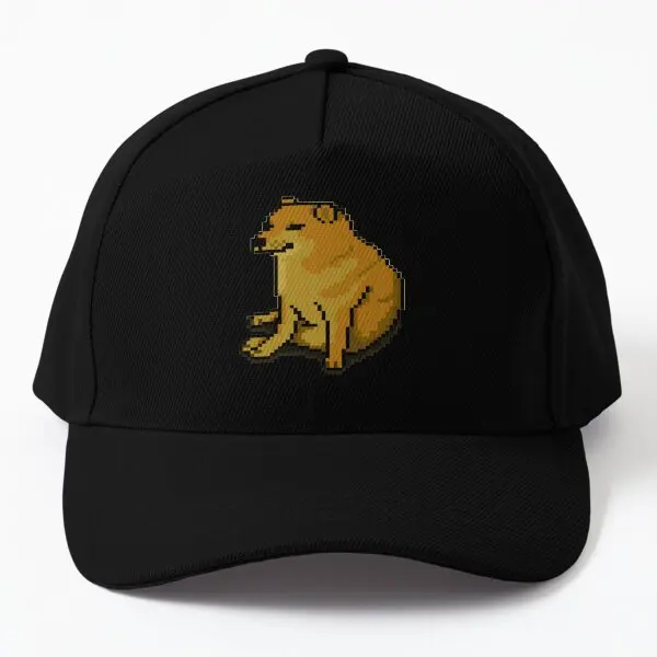 

Pixelated Cheems Baseball Cap Hat Outdoor Czapka Summer Sport Solid Color Casual Snapback Hip Hop Mens Printed Women Sun