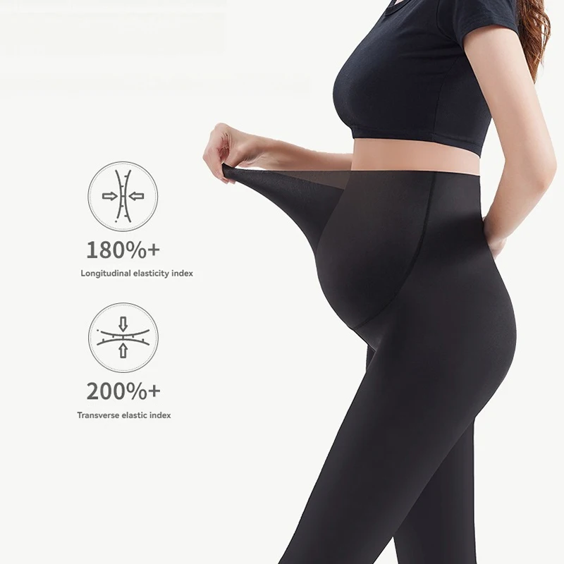 임산부용 편안한 통기성 상어 바지, 심리스 배 지지대 바지, 봄 여름  Best5