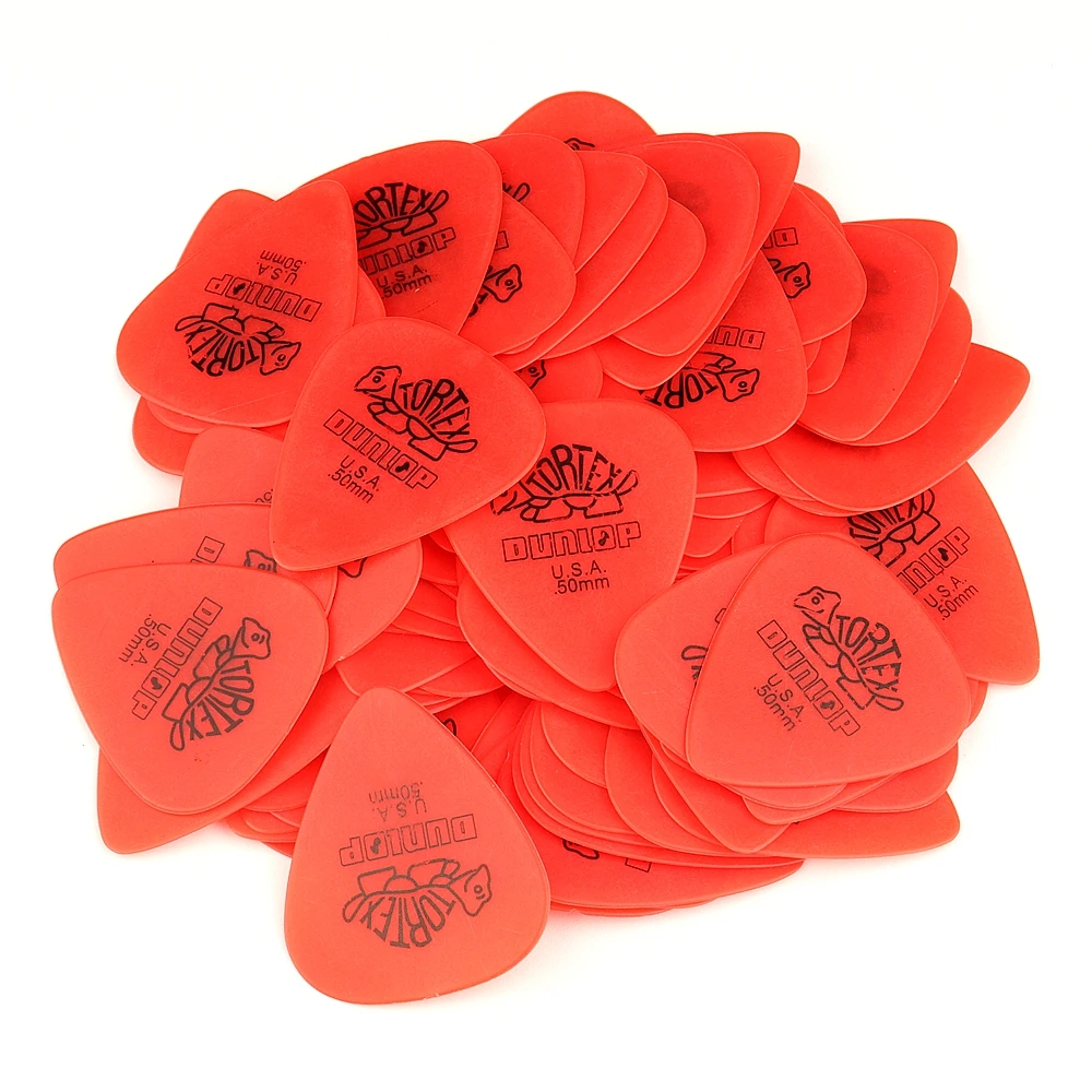 Dunlop Guitar Picks Guitar Plectrum For Electric Bass Parts Accessories 6 Kinds Of Thickness Plectrum 100pcs guitar picks