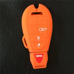 Premium Silicone Key Cover (Orange)