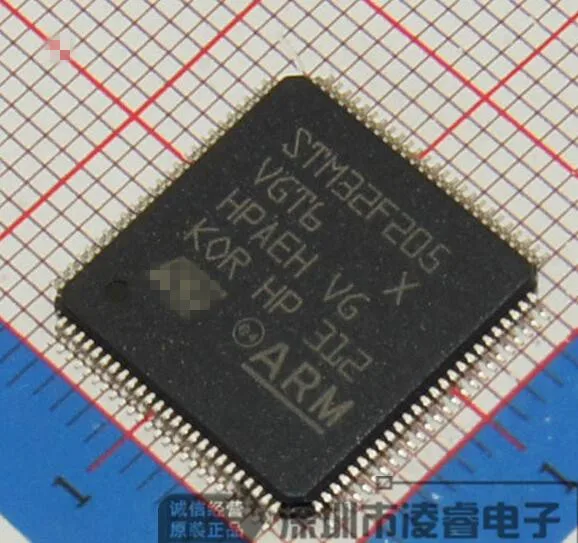 

5 шт./партия, STM32F205VGT6 STM32F205 QFP100 Новинка