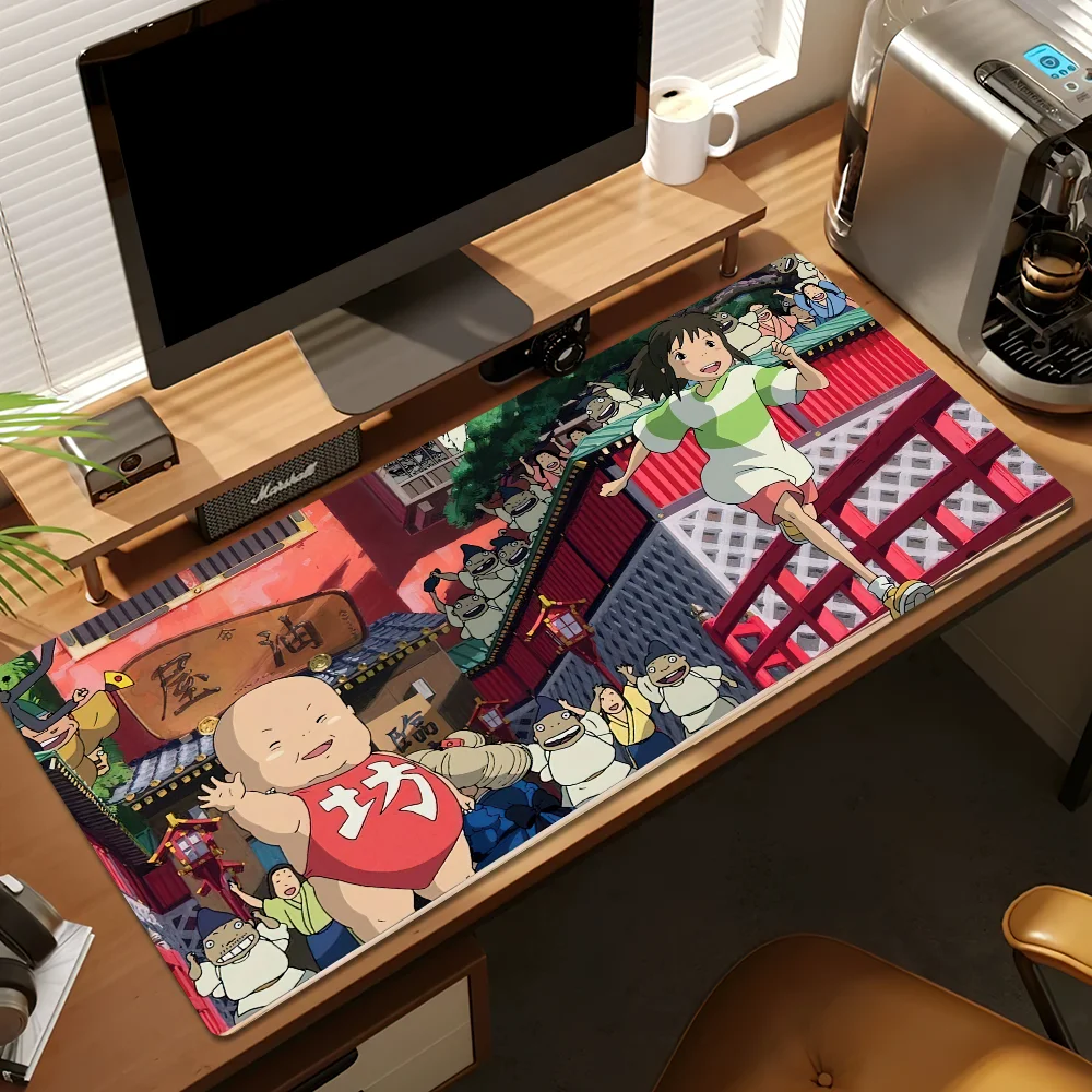 Anime S-Spirited A-away Mouse Pad Protector Office Gaming Accessories Laptop Gamer Cabinet Non Slip 4