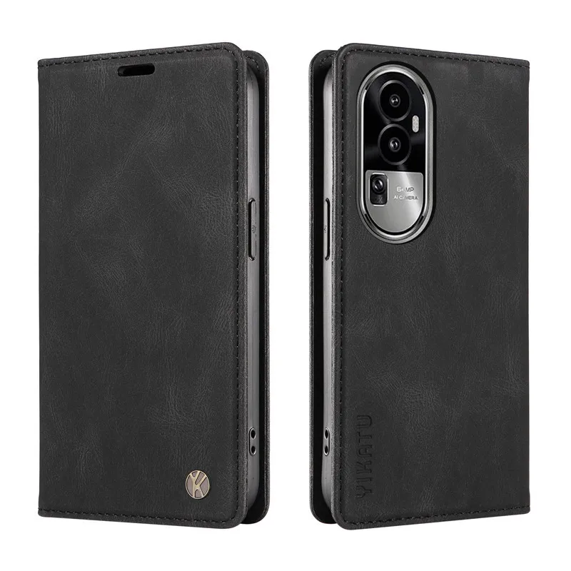 Leather Magnetic Flip Cover Wallet Case