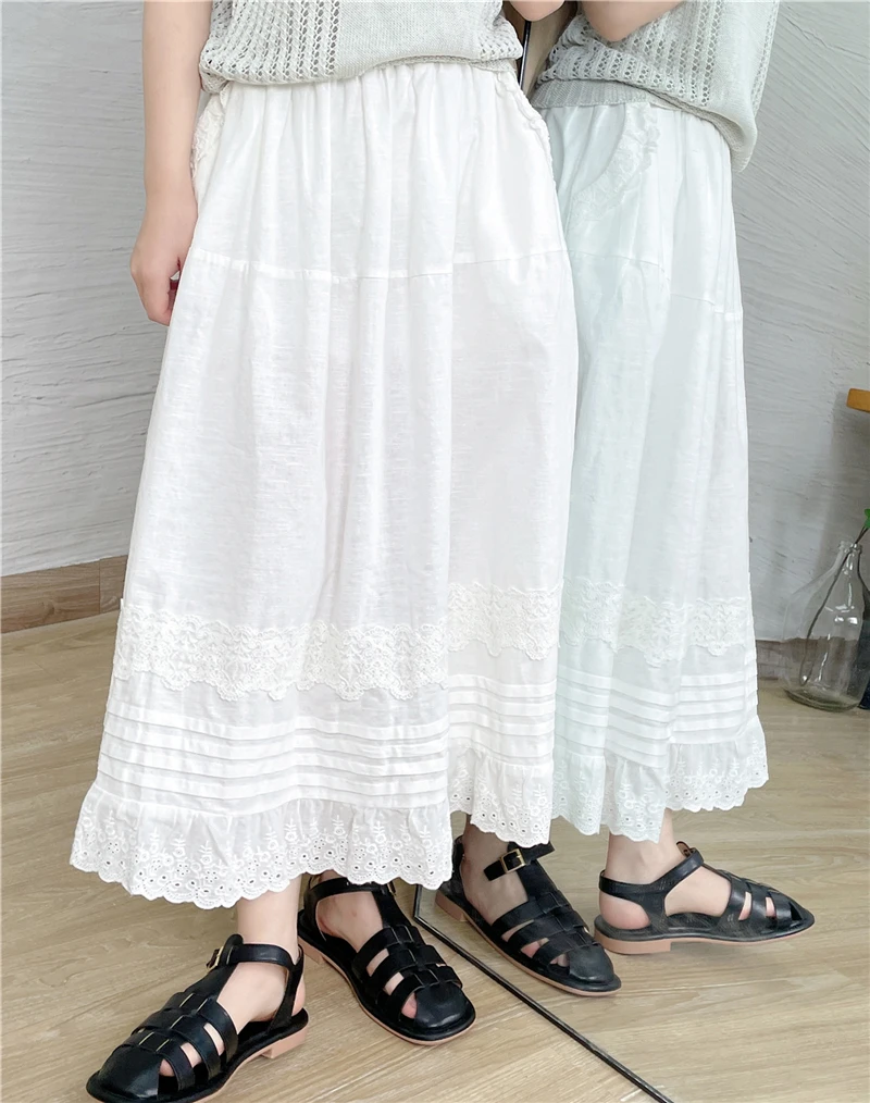 Free Shipping 2022 New Fashion Long Maxi Skirts Women Elastic Waist