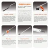 42.7cc 5 in 1 Multi Functional Gas Trimming Tools Hedge Trimmer Weed Eater Brush Cutter Pole Saw Kit- EPA Certificated Engine- 3
