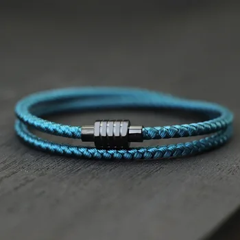 2022 Grade A Keel Rope Bracelet Homme Unfading Stainless Steel Braclet With Magentic Husband Gift Survival Braslet Accessories