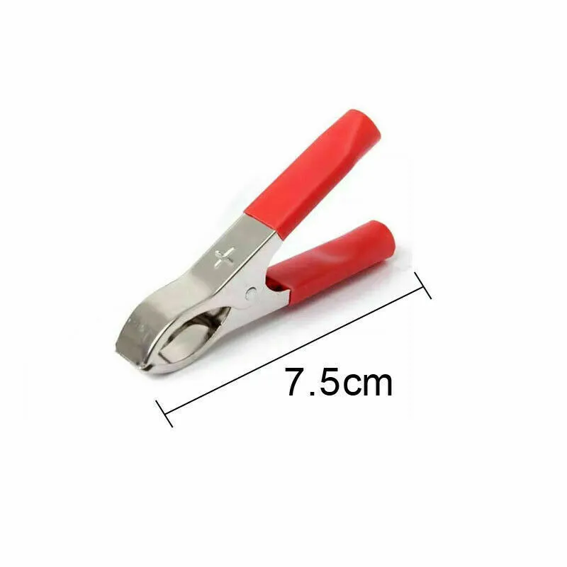 4PCS Alligator Clips Kit 30A 75MM Crocodile Alligator Clips Battery Test Lead Insulated Clamp Connector