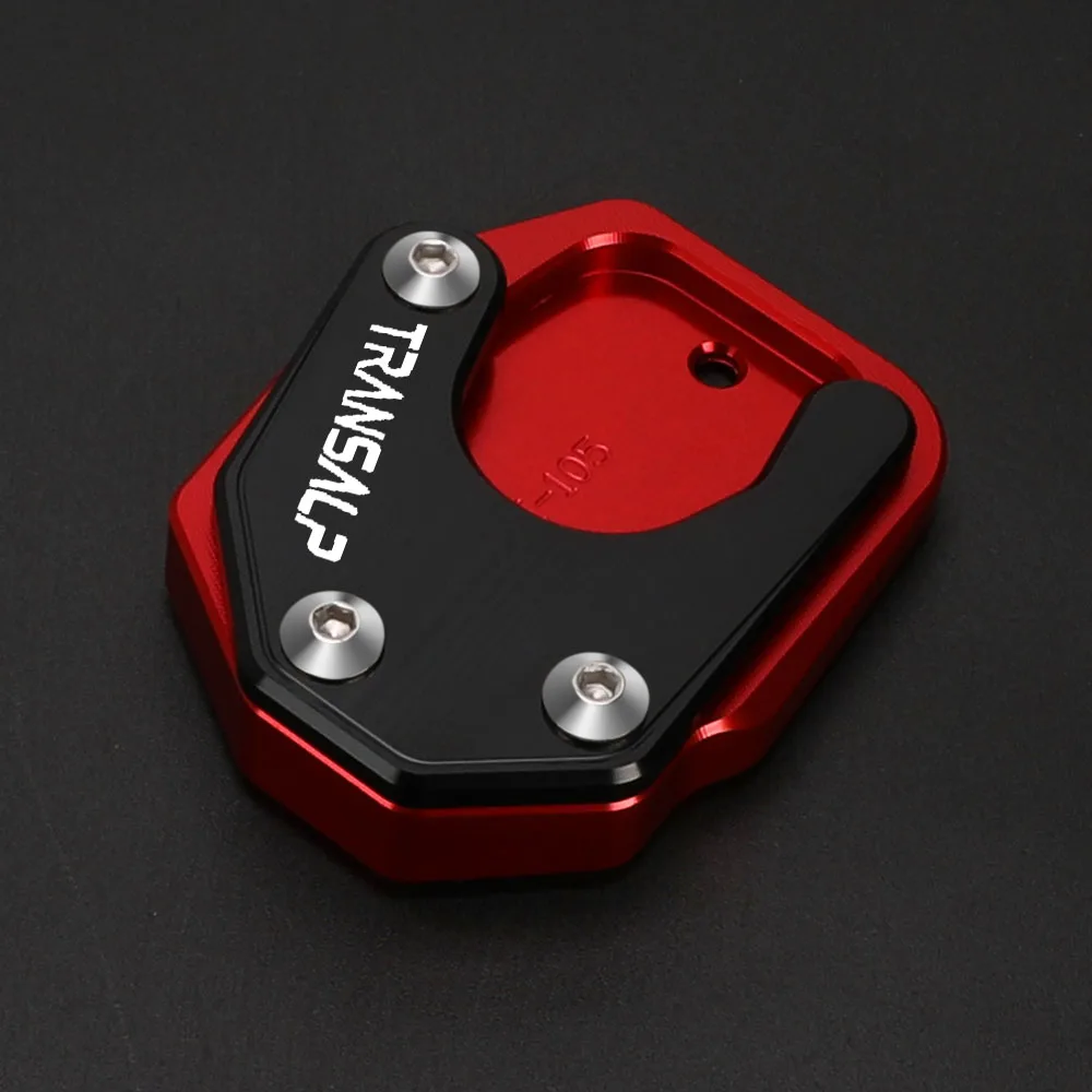 CNC Side Stand Foot Kickstand Enlarge Extension Support Plate Pad For Honda XLV 600 650 700 TRANSALP XL600V XL650V XL700V