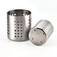 Stainless Steel Cutlery Holder Chopstick Storage Holder Organizer Container Drainer Spoon Fork Chopsticks Kitchen Storage Basket 1