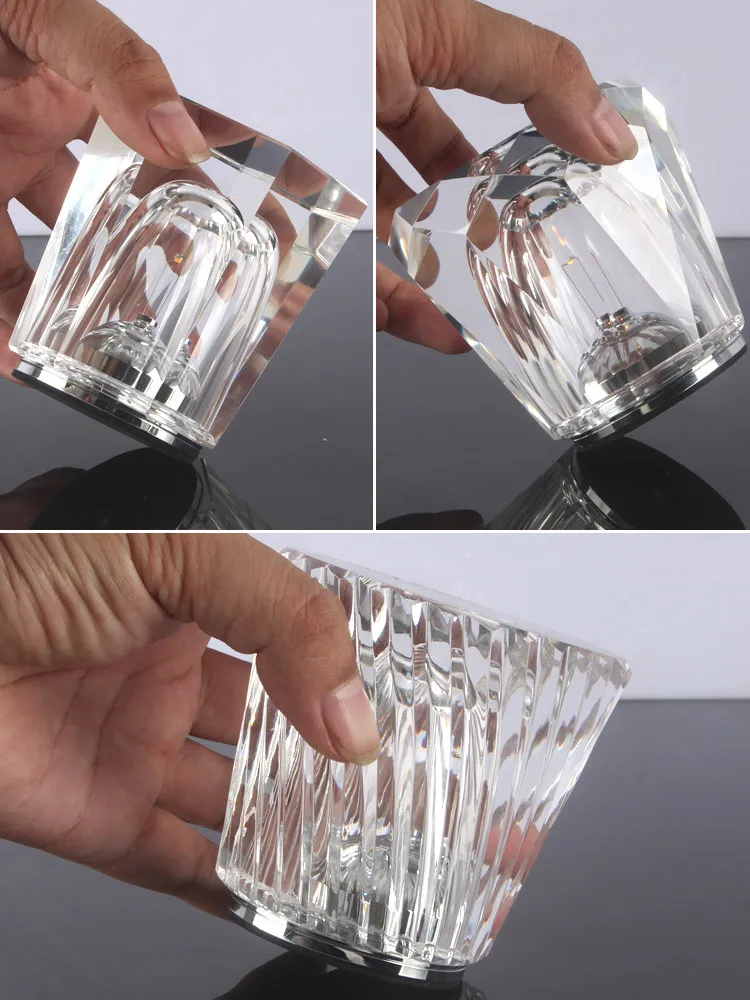 Crystal lamp  diamond LED rechargeable restaurant bar table lamp bedroom bedside decoration atmosphere light 3