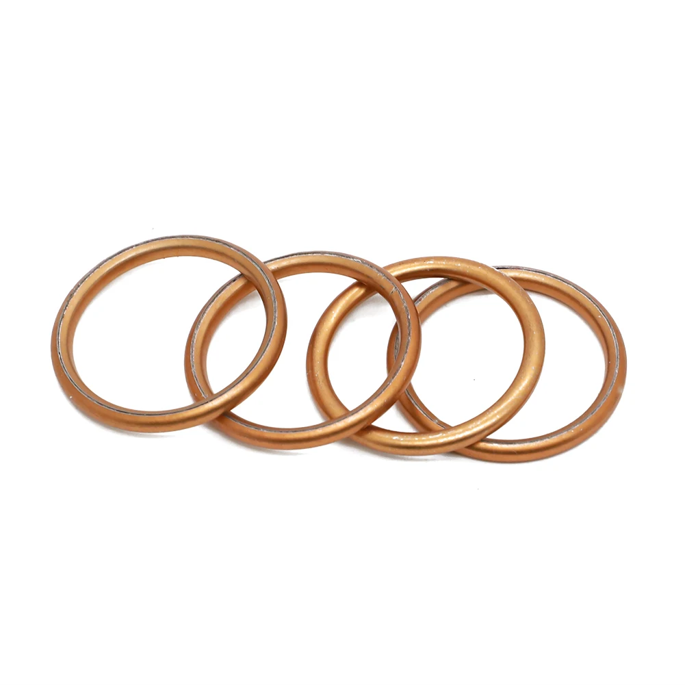 4PCS Exhaust Pipe Gasket For Yamaha YFS200 Blaster 1989-2000 2006 For Honda CB700 CB750 CB900 CB1000C CB1100F 18291-MM5-860