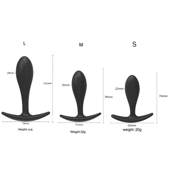 Silicone Small Anal Plug Butt Plug Ass Analplug Butplug Dildo Prosate Massager Adult Games Sexy Toys For Men Women Masturbators 3