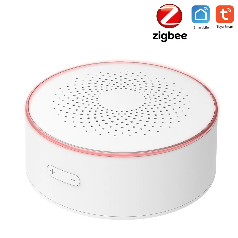 

ZB-H1 Sound-light Alarm Zigbee Alarm Horn Wireless Smart Home APP Out At Home Alert Emergency Alarm To Deter Intruders